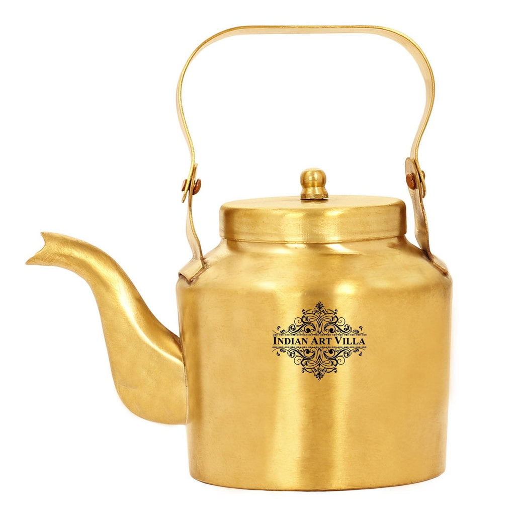 These Brass kettles feature a thin lining of tin which makes them safe to use. The metal lining makes these kettles safe to use for boiling, cooking and storing water without the risk of Brass tea kettle poisoning. 