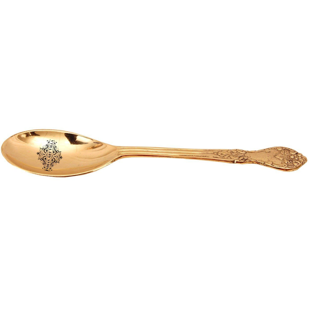 Brass Handmade Designer Serving Spoon